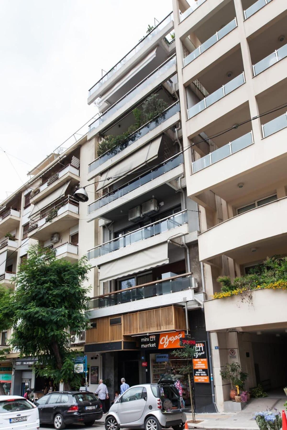 Elegant Urban Escape 1 Bd Apt In Kolonaki Atenas Exterior foto